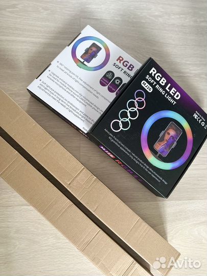 Новая кольцевая лампа 26 см, Black/черная