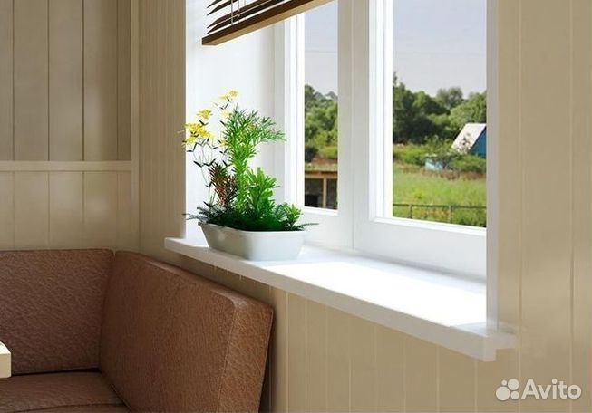 Подоконники пластиковые