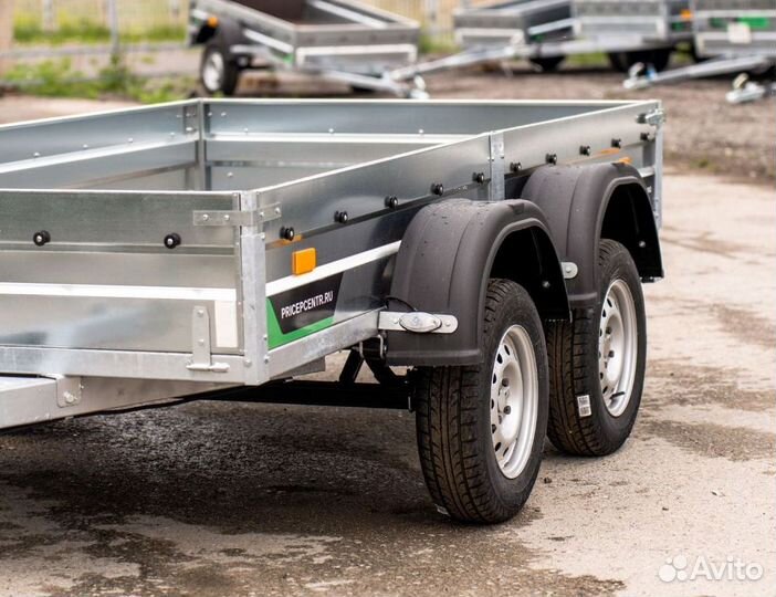 Прицеп легковой двухосный 2.5м на 1.5м Титан