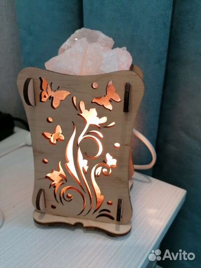 Светильник с солью