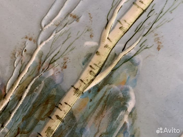 Настенная тарелка «тополя»