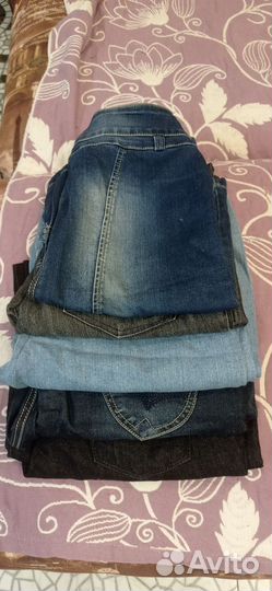 Джинсы (набор 4шт.+юбка+сарафан)