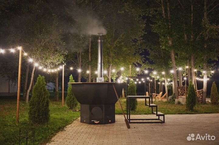 Баня с банным чаном и хамамом