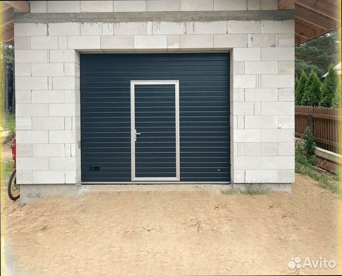 Ворота секционные ангарные доставка и монтаж