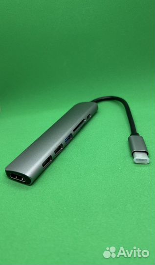 Новый адаптер usb type c 7 в 1 thunderbolt