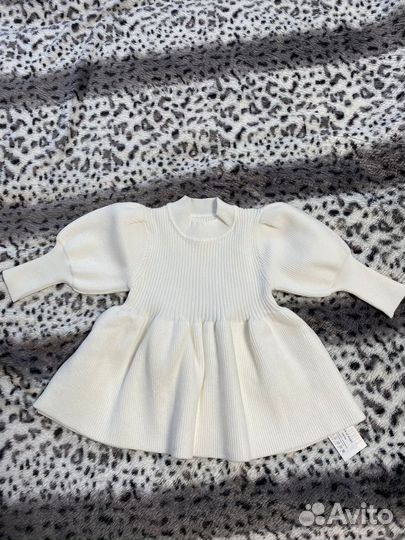Платье для девочки вязаное 80 love is baby