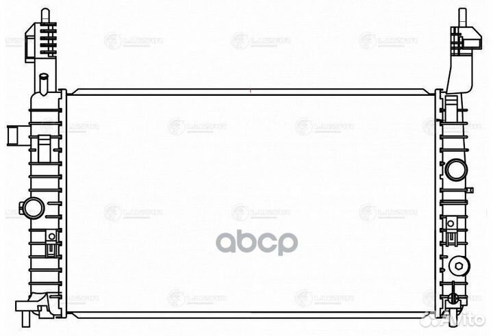 LRC 2131 радиатор системы охлаждения Opel Meri