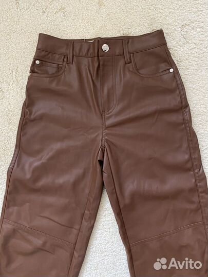 Брюки кожаные