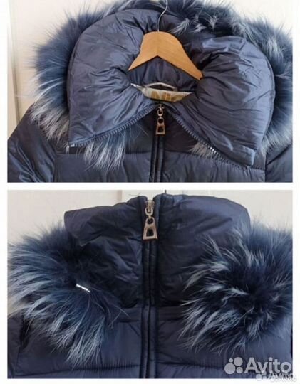 Пуховик для девочек 152 158 Mes ami очень тёплый