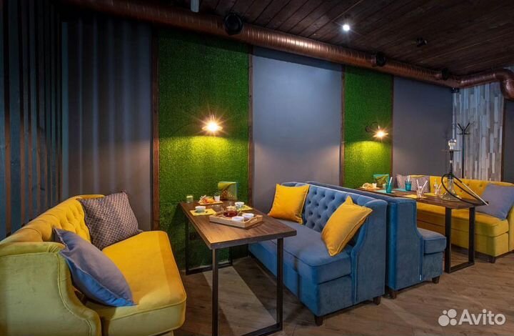 Оформление стен мхом