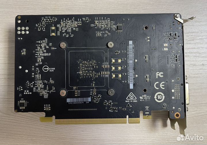 Видеокарта gtx 1050 ti 4gb MSI