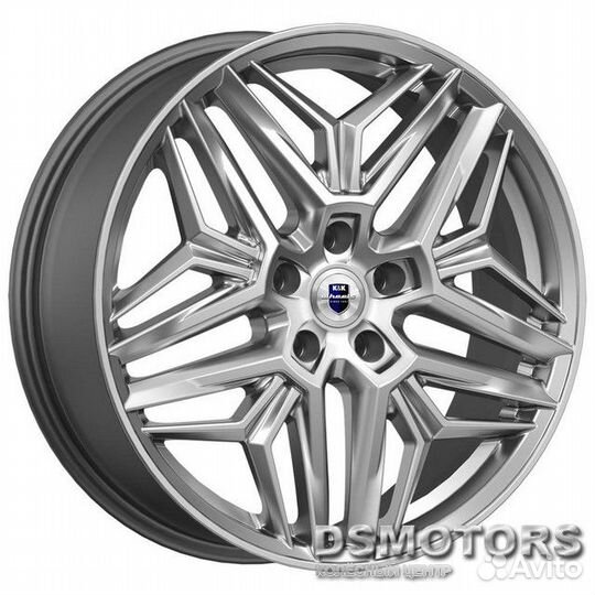 Диски Колумб 7/19 5x108 ET33 d60.1 дарк платинум