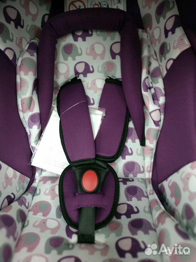 Автолюлька 0-13кг для новрожденных Еду-Еду фиолето