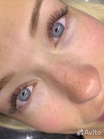 Наращивание ресниц на дому