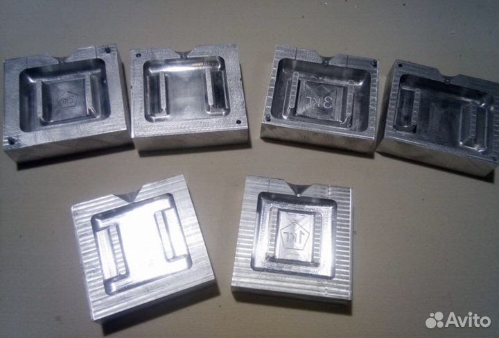 Дайвинг-Формы для литья грузов 1,2,3 кг