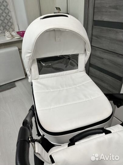 Коляска adamex 3 в 1 экокожа