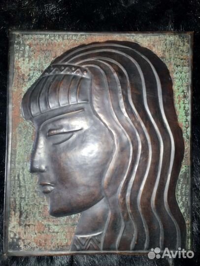 Винтажная чеканка медь