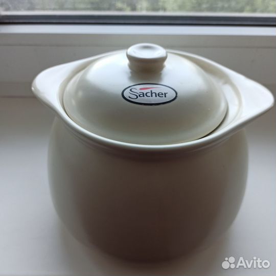 Кастрюля керамическая термостойкая sacher, 1,8 л