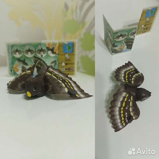 Киндер игрушки Зверята птицы кит