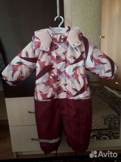 Комбинезон зимний для девочки 80