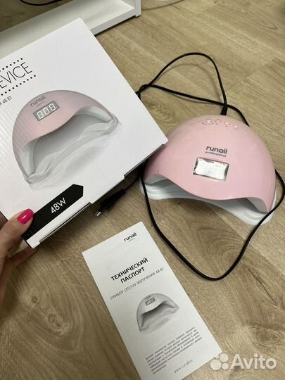 Уф лед лампа для маникюра сушка для ногтей