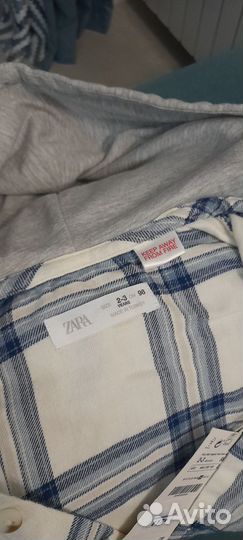 Детская рубашка с капюшоном Zara 98 размер
