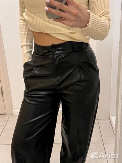 Кожаные брюки