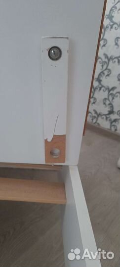 Детская кроватка с маятником и пеленальным комодом