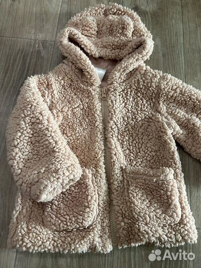 Меховая Куртка для девочки 92