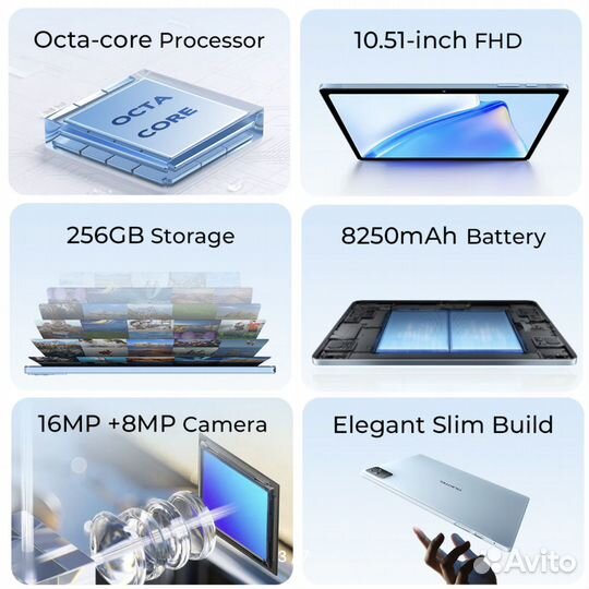 Планшет Oukitel OKT3 8/256 LTE