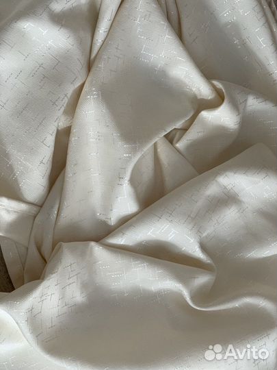 Штора кремовая 147*203 1 шт занавеска