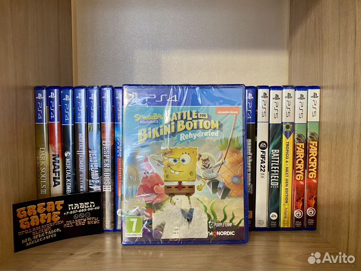 Игры PS4: SpongeBob SquarePants: Battle for Bikin