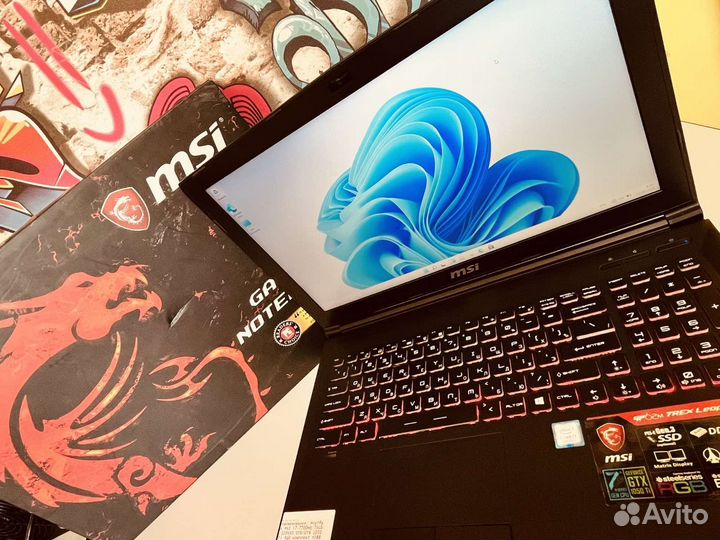 Игравой Ноутбук MSI i7 / GTX1050ti