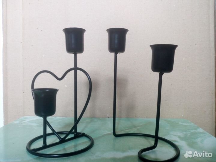 Подсвечник и светильник с имитацией горения свечи