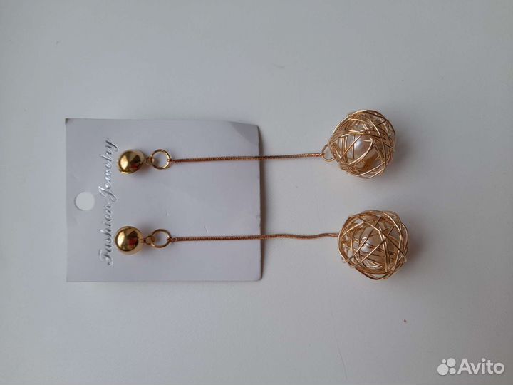 Серьги новые