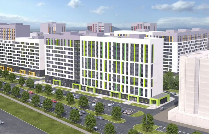 2-к. квартира, 41,9 м², 9/12 эт.