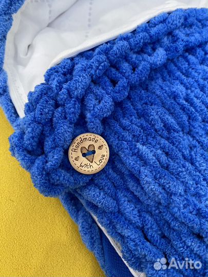 Теплый конверт в коляску или на выписку