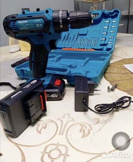 Дрель шуруповерт makita 48V ударный аккумуляторный