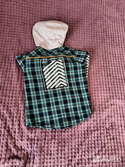 Рубашка на мальчика/ толстовка 128-134