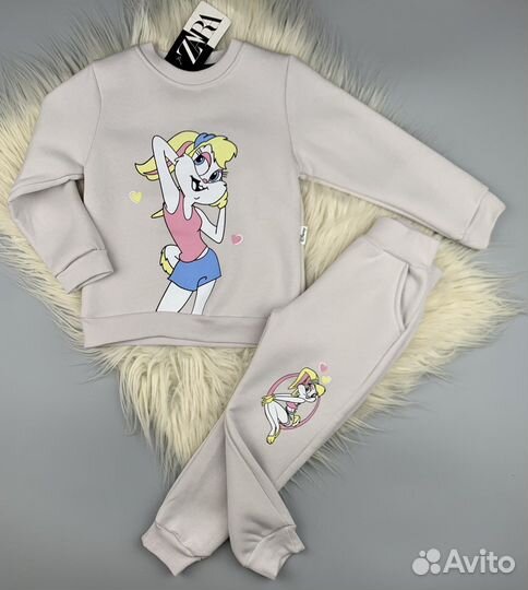 Детский костюм с начесом zara Disney