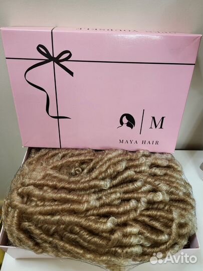 Парик афрокудри бу цвет русый