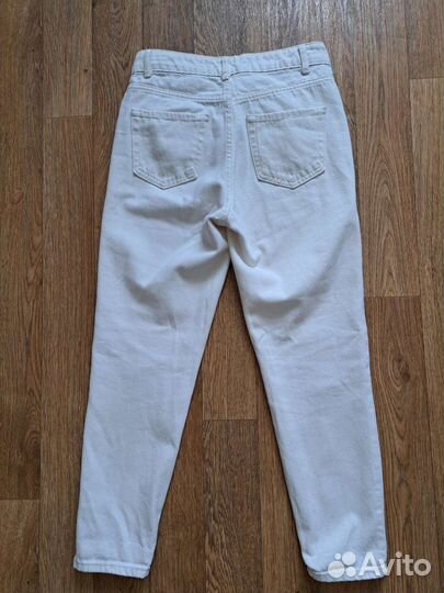 Джинсы мом с высокой посадкой