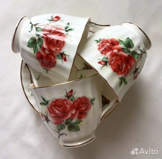 Чайная пара фарфор 250 ml тд карс