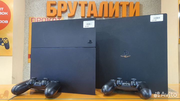 Игровые приставки Playstation 4 Fat/Slim/Pro