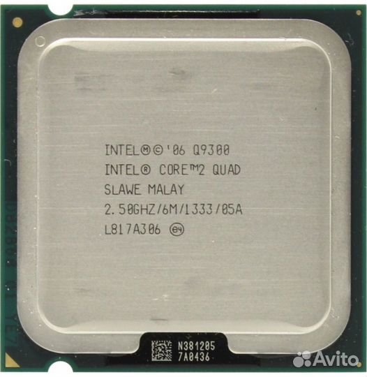 Процессор intel core 2 quad Q9300 (775s)