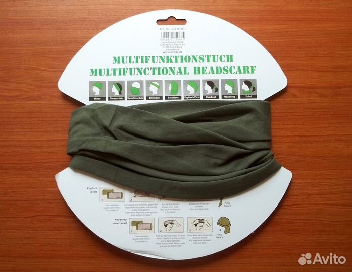 Шарф-повязка (бафф) олива Sturm Mil-Tec