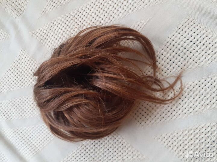 Шиньон из натуральных волос