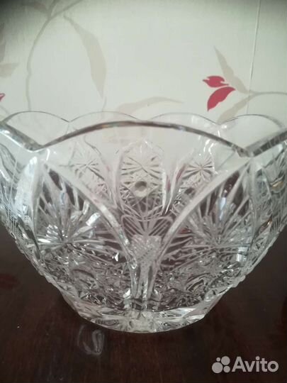 Салатник хрустальный
