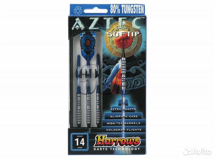 Дротики софттип Harrows Ацтек 80 (14 грам (11471)