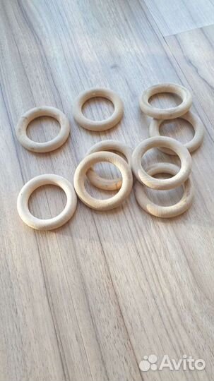 Деревянное кольцо 6 см